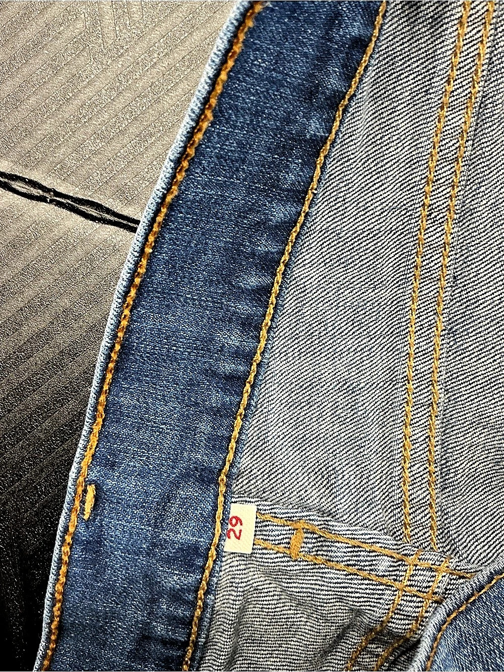 Levi's Cuffed Denim Shorts Waist 29 Blue - Picture 4 of 5